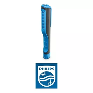 Lanterna De Bolso Inspeção Led Philips Recarregável Lpl19b1 Cor Da Lanterna Azul Cor Da Luz Branco