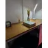 Escritorio Moderno Con Silla Incluida Blanco Y Marron (Usado)