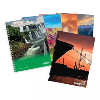 Cuaderno Universitario Avon Cuadric A4 C/ Espiral 84hs  X10u