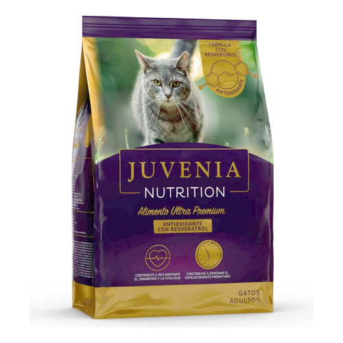 Alimento Gato Juvenia Ultra Premium 1,5 Kg  Resveratrol