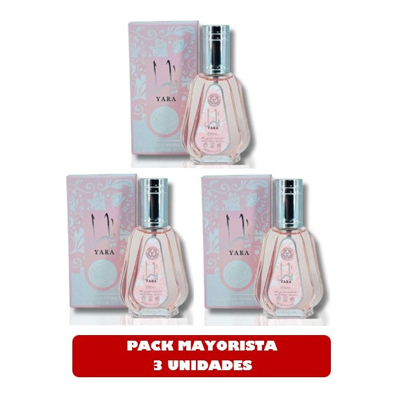 Pack X 3 Yara Lattafa 50 Ml C/u Oferta Mayorista Nuevo