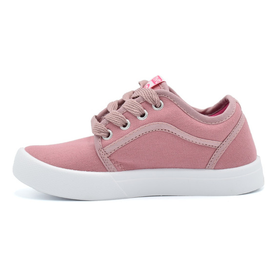 Zapatilla De Lona Rosa Monterrey Niñas Rave