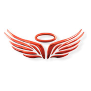 Sticker Emblema Angel Para Marca De Carro Unidad