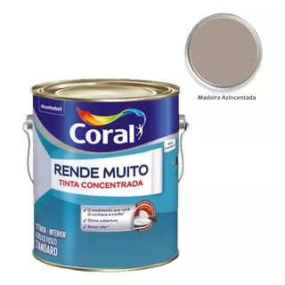 Tinta Acrílica Coral Rende Muito 3,2l Interno E Externo  Cor Madeira Acinzentada