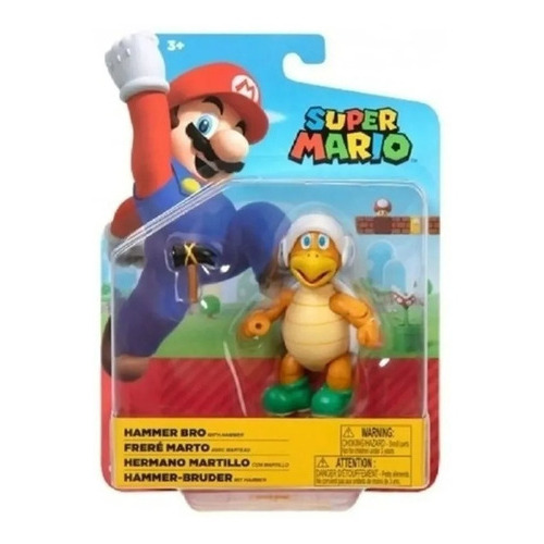 Muñeco Hermano Martillo Super Mario Bros 10 Cm 40457 