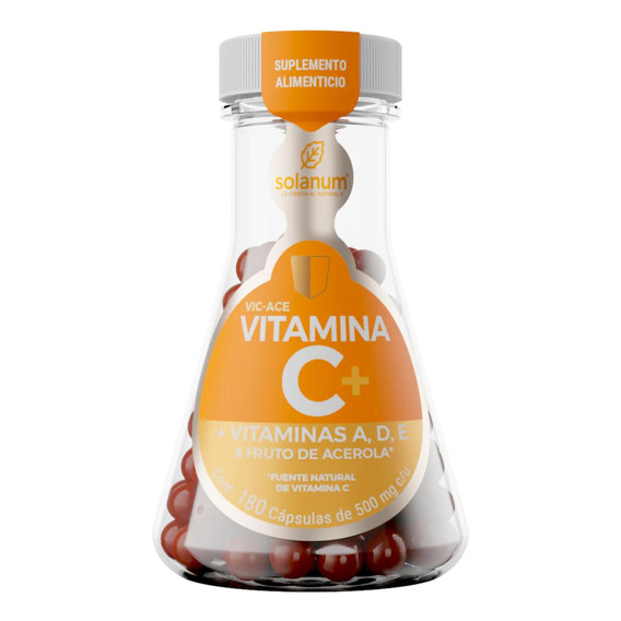 Vitamina C 180 Cápsulas Solanum