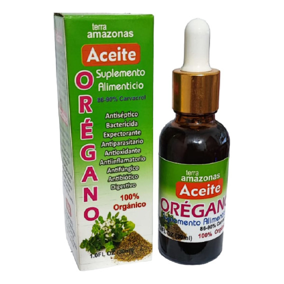 Aceite De Oregano 30 Ml Alivio Estomacal 