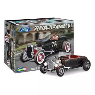 Auto 1929 Ford Model A Roadster 1/25 Model Kit Revell