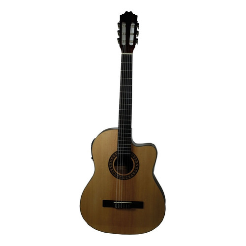 Guitarra Electroacústica La Sevillana Ua-2ceq Natural Abeto