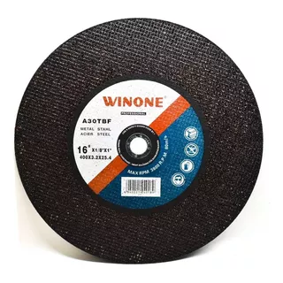 Disco Corte Metal 16 3.2mm Winone Lh-1140 Color Negro