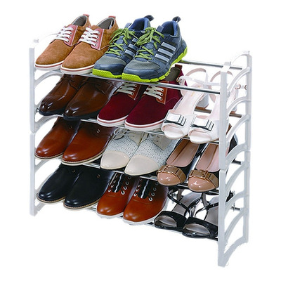 Rack De Zapatos De Lujo 4 Niveles Para 12 Pares - Ra1513