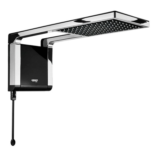 Ducha eléctrica de pared Lorenzetti Acqua Ultra Storm negro cromado 7800W 220V