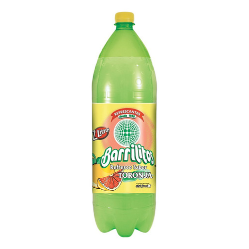 4 Pack Refresco Toronja Barrilitos 2 L