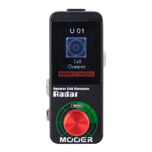 Pedal de efecto Mooer Micro Radar MS1  negro