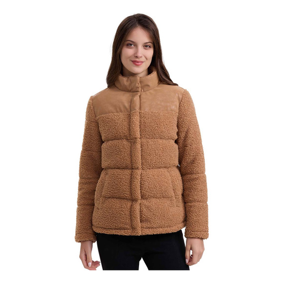 Polar Mujer Tipo Cahqueta Puffa Camel Fashion's Park