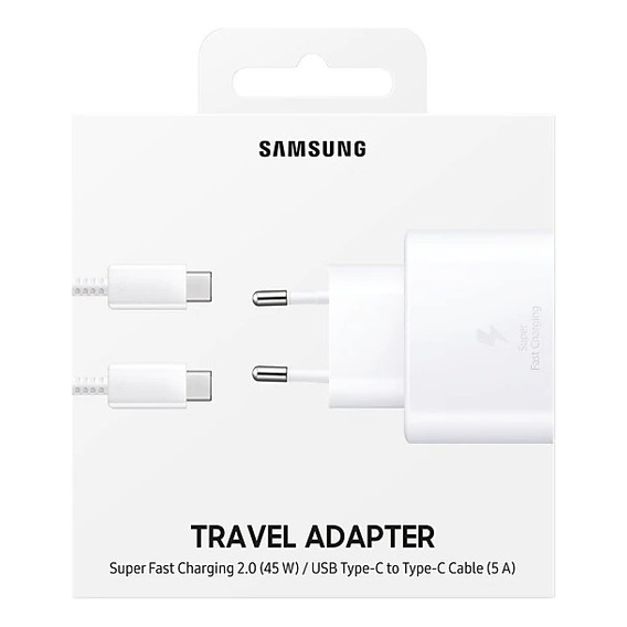 Cargador Samsung Original 45w Carga Ultra Rápida Tipo Usb  C