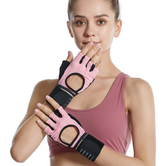 Guantes Para Gym Mujer - Muñequeras Deportivas Protectoras