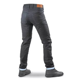 Pantalon Jean S2 Negro Con Protecciones Solco Asmotopartes