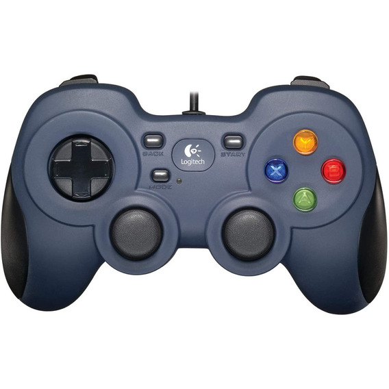 Mando Gamepad Logitech F310 Azul Y Negro