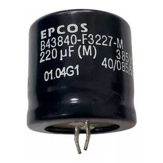 Capacitor Epcos Eletrolítico 220uf 385v B43840-f3227-m