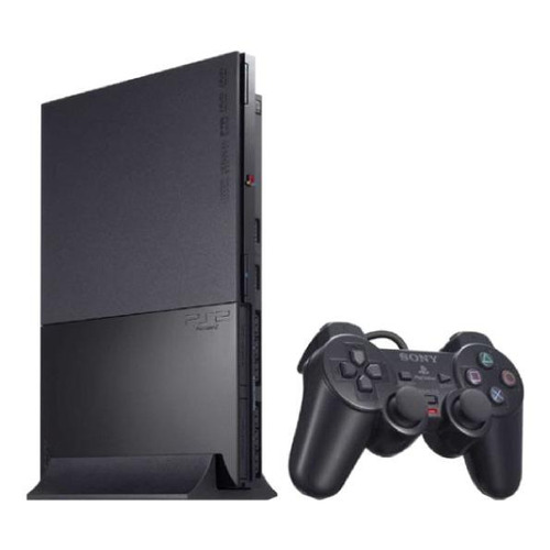 Sony PlayStation 2 Slim Standard color  charcoal black 2005