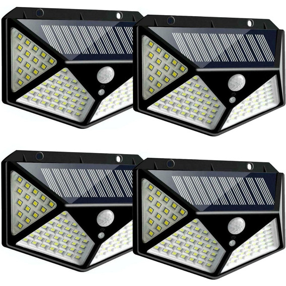 Luces Solares 135 Led Lampara Exteriores Ilumina X 2 Unid