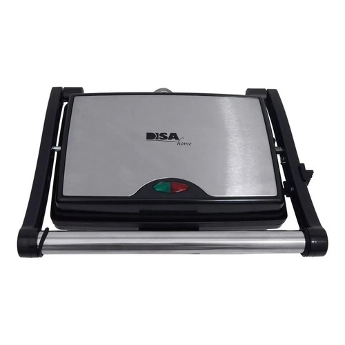 Plancha Grill Para Paninis Con Indicador De Temperatura Disa Color Plata