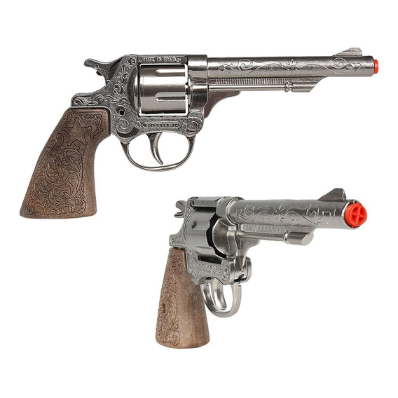 Pistola Gonher Revolver Cowboy Juguete Niños Viejo Oeste Ax®