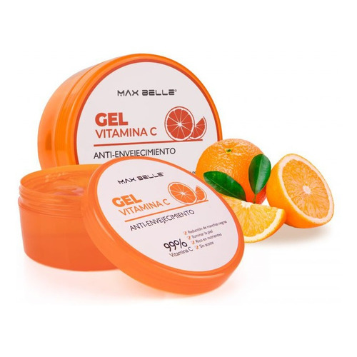 Gel Vitamina C Anti Envejecimiento 300g Max Belle Momento de aplicación Día/Noche Tipo de piel Mixta