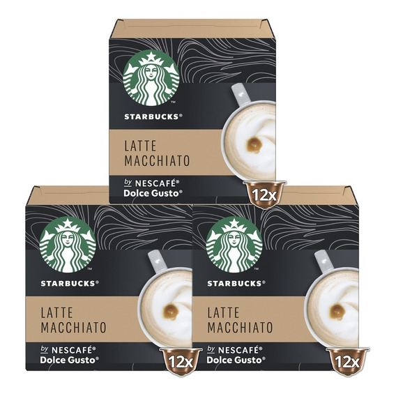 Cápsulas De Café Starbucks® Latte Macchiatto X3 Cajas