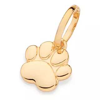 Pingente Pata De Pet 18k 542767 Rommanel Cor Dourado