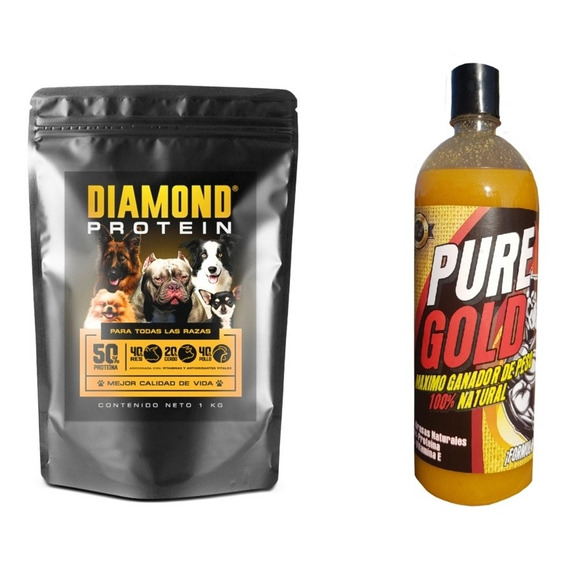 Diamond Protein Y Pure Gold (combo) 