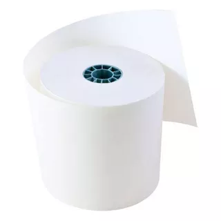 Caja Papel Rollo Termico 80x70 Mm 50 Pzas Alto Rendimiento Color Blanco Pcm