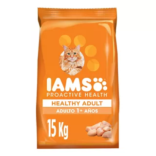 Iams Alimento Seco Para Gato Adulto Sabor Pollo 15kg