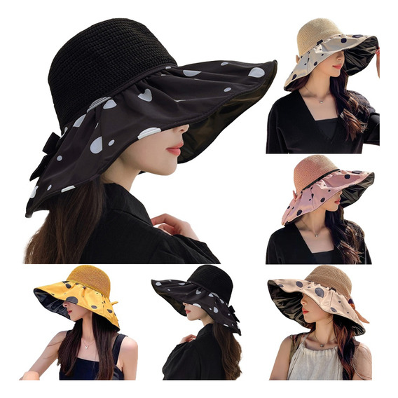 Sombrero Negro Sombrero De Sol Gorras Para Mujer Gorra Negra