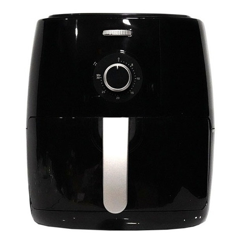 Freidora De Aire Libre Aceite 5 L Air Fryer Papas Fritas Color Negra