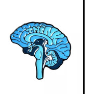 Pin Prendedor Cerebro Azul
