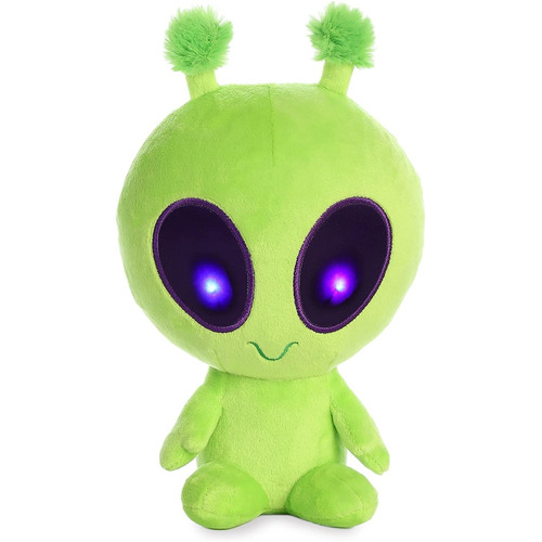 Alien Con Luz De Giro De 8 Pulgadas Color Verde oscuro