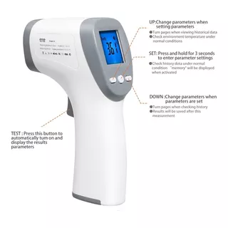 Termómetro Infrarrojo Multipropósito Corporal 1 Segundo