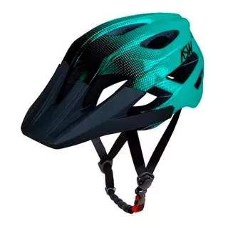 Capacete Ciclismo Bike Asw Accel Dots Verde Preto Tamanho P - M