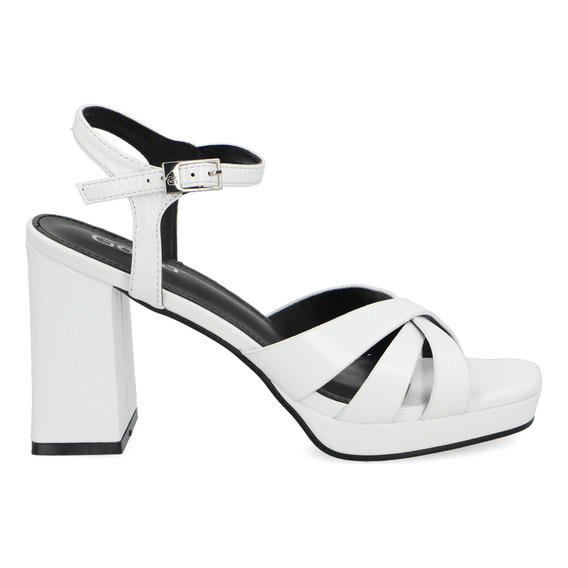 Sandalia Taco Blanca  45902