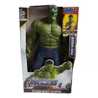 Muñeco Hulk Verde Avengers Luz Sonido Alternativo 30cm