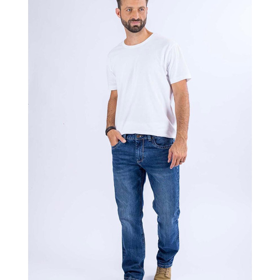 Pantalón De Jeans Para Hombre Slim Fit Ufo Swell Azul Oscuro