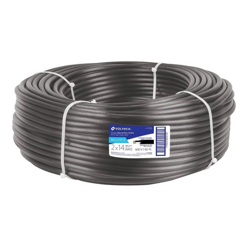 Cordon 2 Conductores Cal. 2 X 10 Awg Voltech 40002 Color De La Cubierta Negro