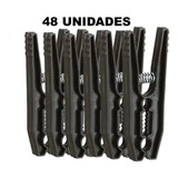 Lbk Grande 48 Prendedor Roupa Pregador Grande Molas Antiferrugem Plásti Cor Preto