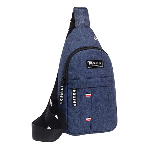 Mochila Pechera Cruzada Hombro Mariconera Bandolera Tactica Color Azul