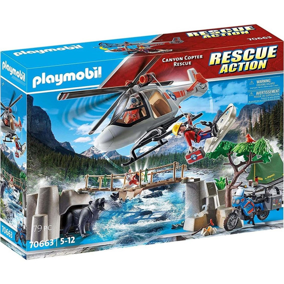 Playmobil® Set Canyon Copter Rescue Intek 70663