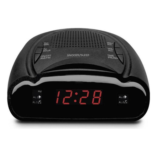 Radio Reloj Audiopro C/pantalla Led Ap02288 Color Negro