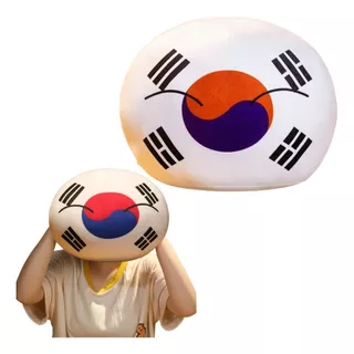 Juguete Peluche De Bandera De Corea Almohada Suave Cojín
