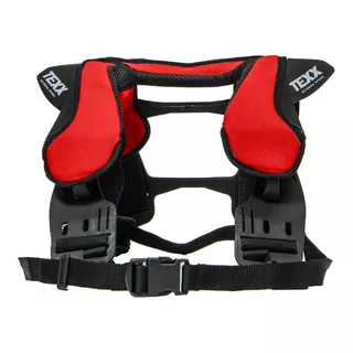 Protetor Pescoço Cervical Motocross Neck Brace Cor Vermelho